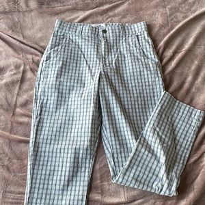 Hollister Plaid High-waisted Pants